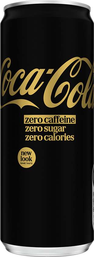 Coca-cola zero zero caffeine 0.33