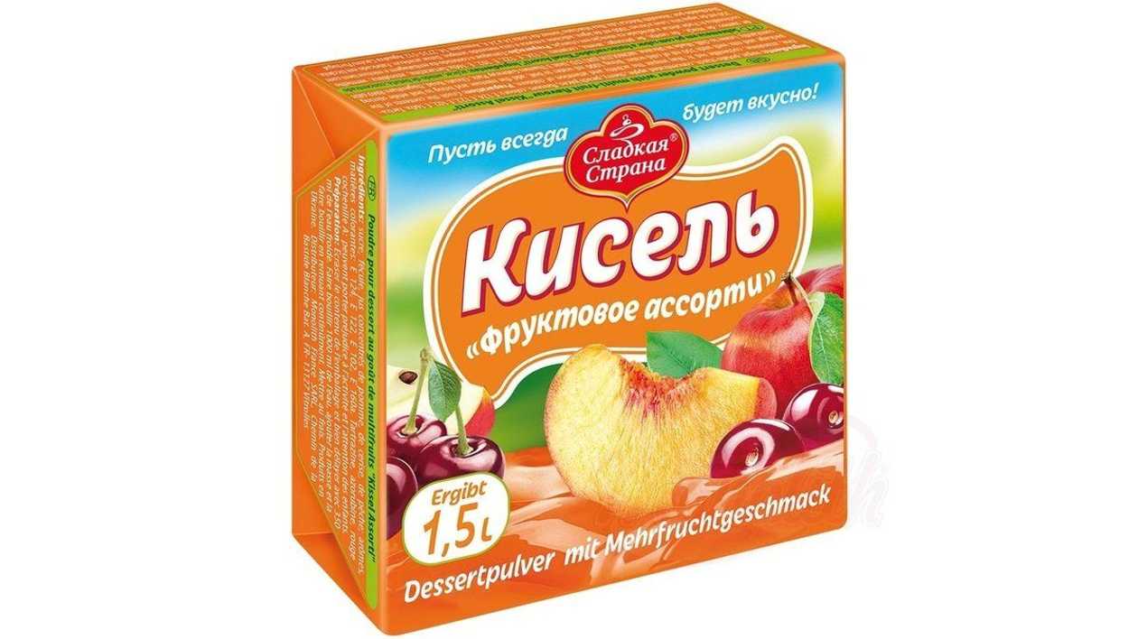 Dessert Powder Kissel Sladkaya Strana With Multi-Fruit Flavour 225g