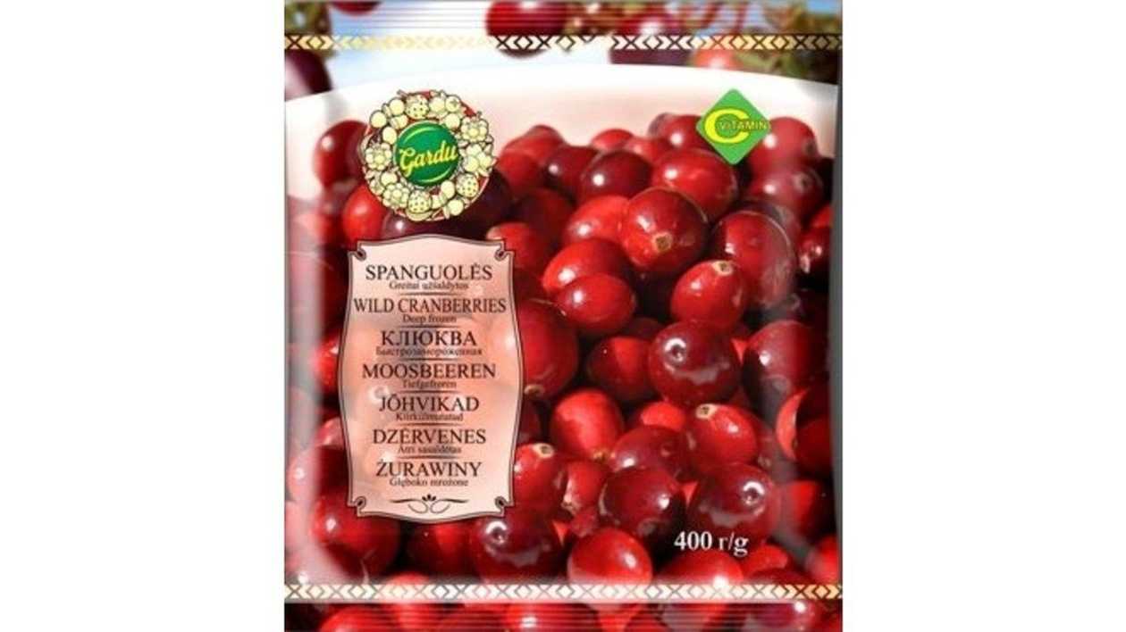 Cranberries Gardu Deep Frozen 400g