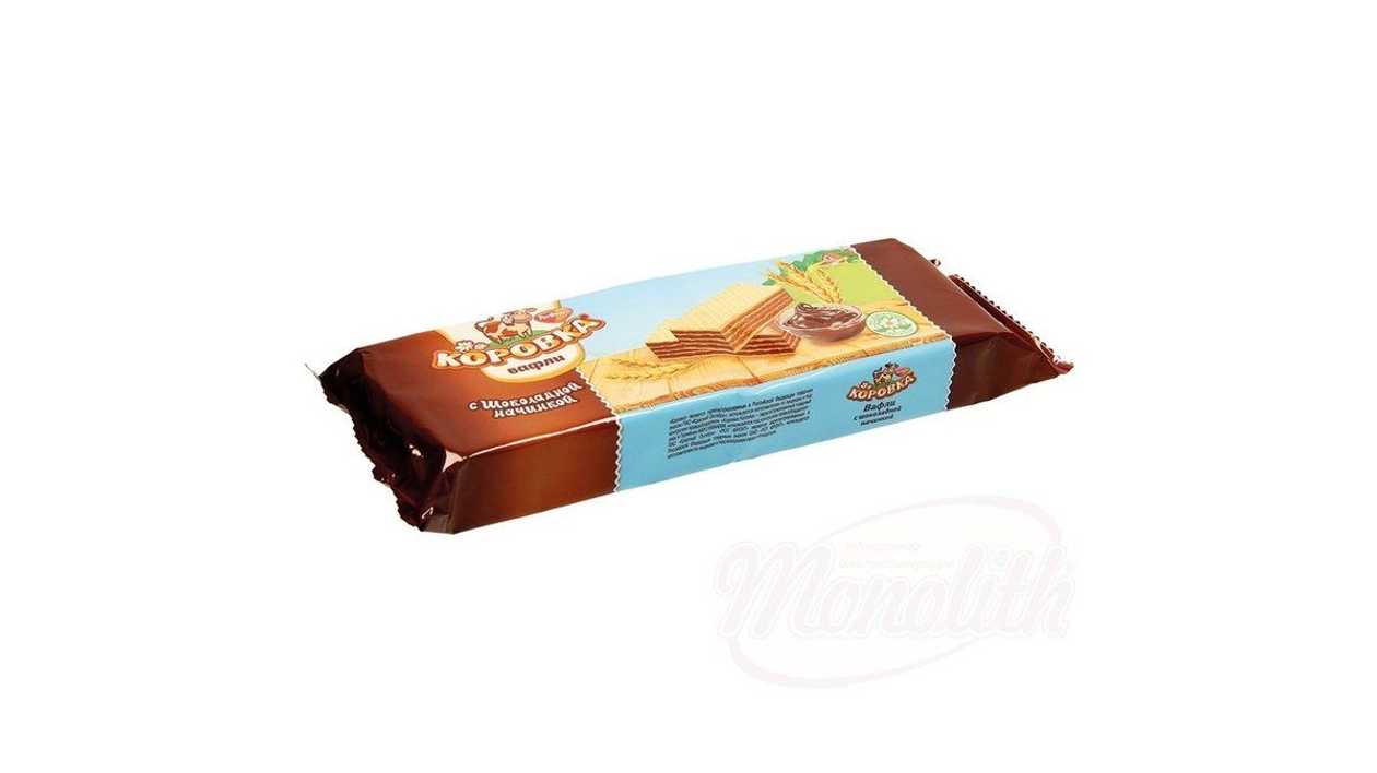 Waffles Rot Front - Korovka With Cocoa Cream Filling 76% 300g