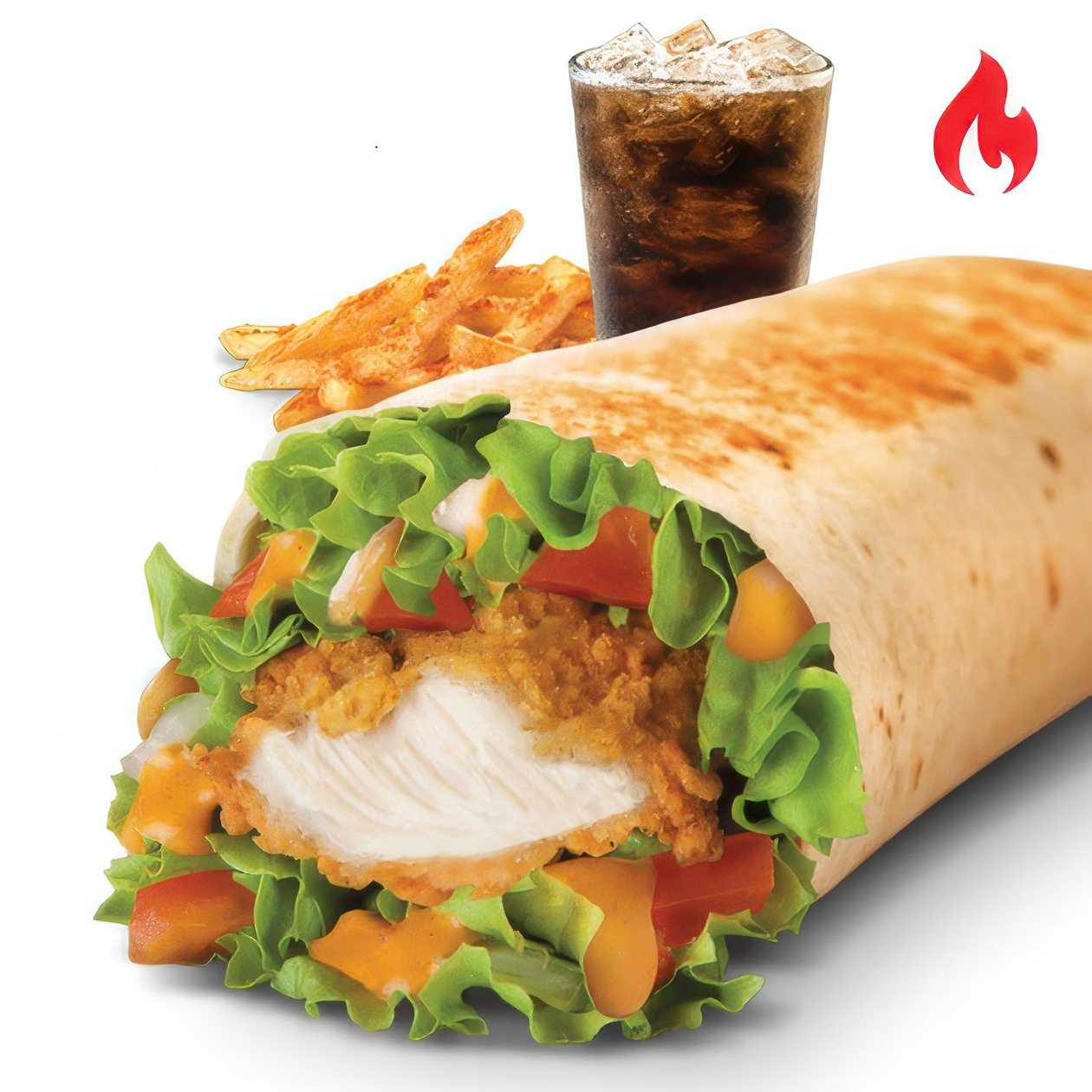 Menu Chicken Burrito
