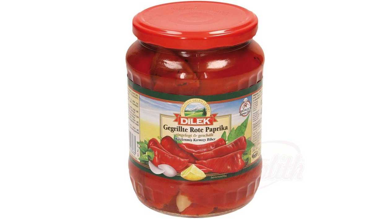 Bolgarskiy Krasniy Perets "Dilek" Zhareniy Na Grile 650g (Box 12)