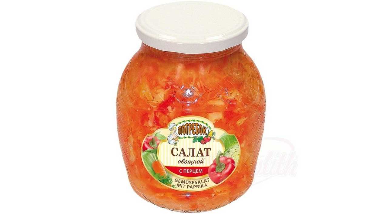 Vegetable Salad With Bell Pepper Pogrebok 840g