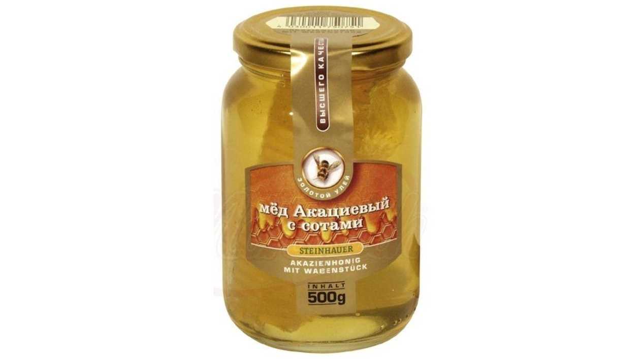 Acacia Honey Steinhauer With Honeycombs 500g