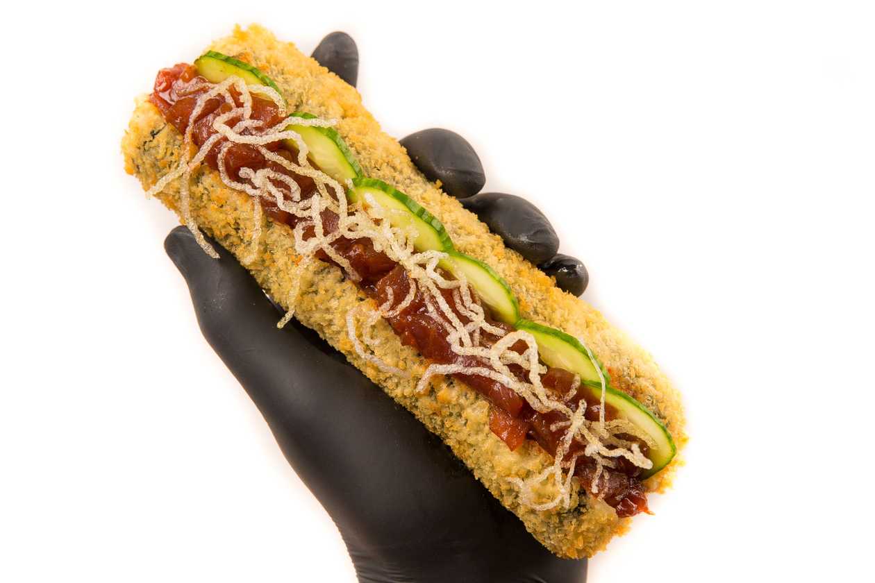 Sushi Hot Dog with Tuna