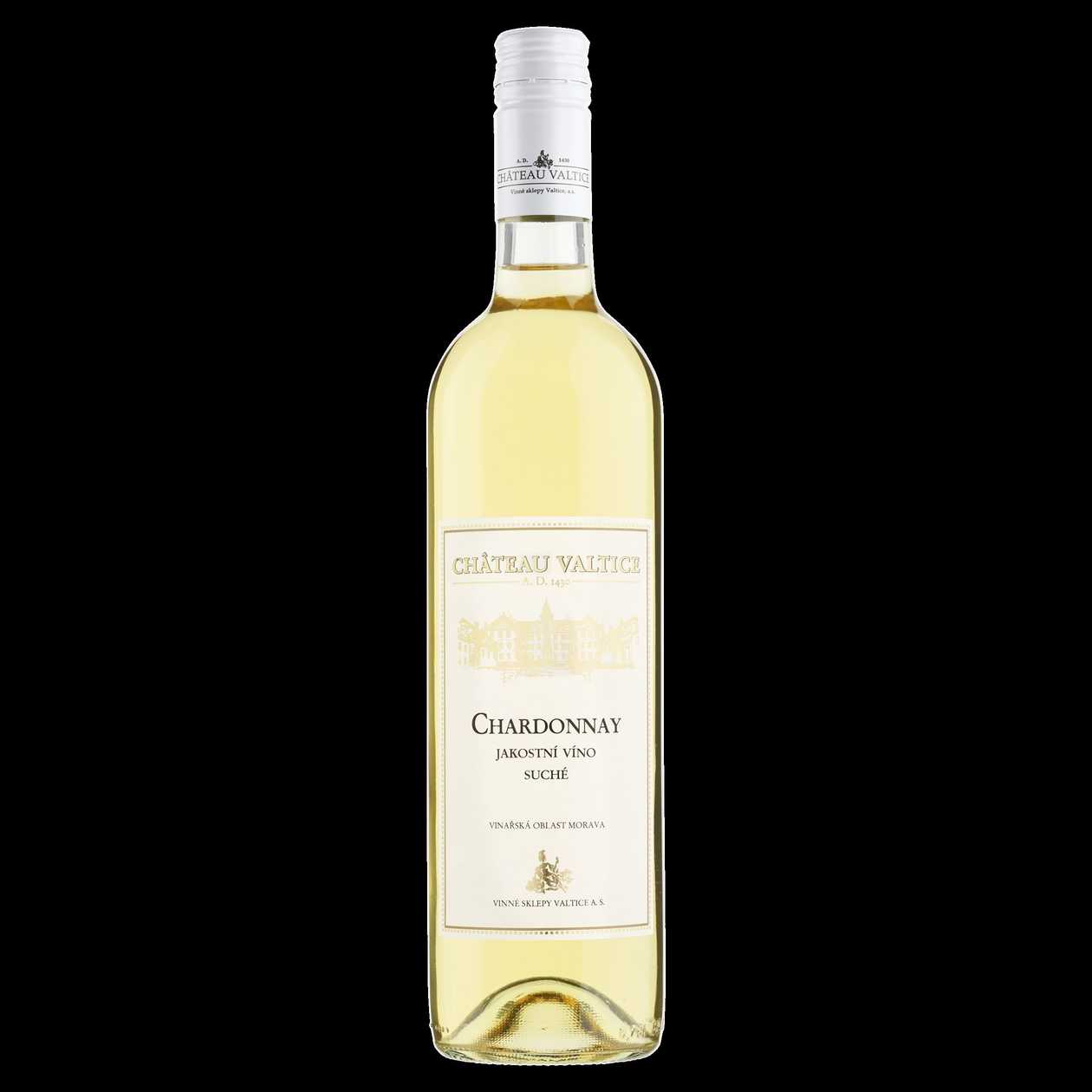Château Valtice Chardonnay jakostní víno suché 0,75l