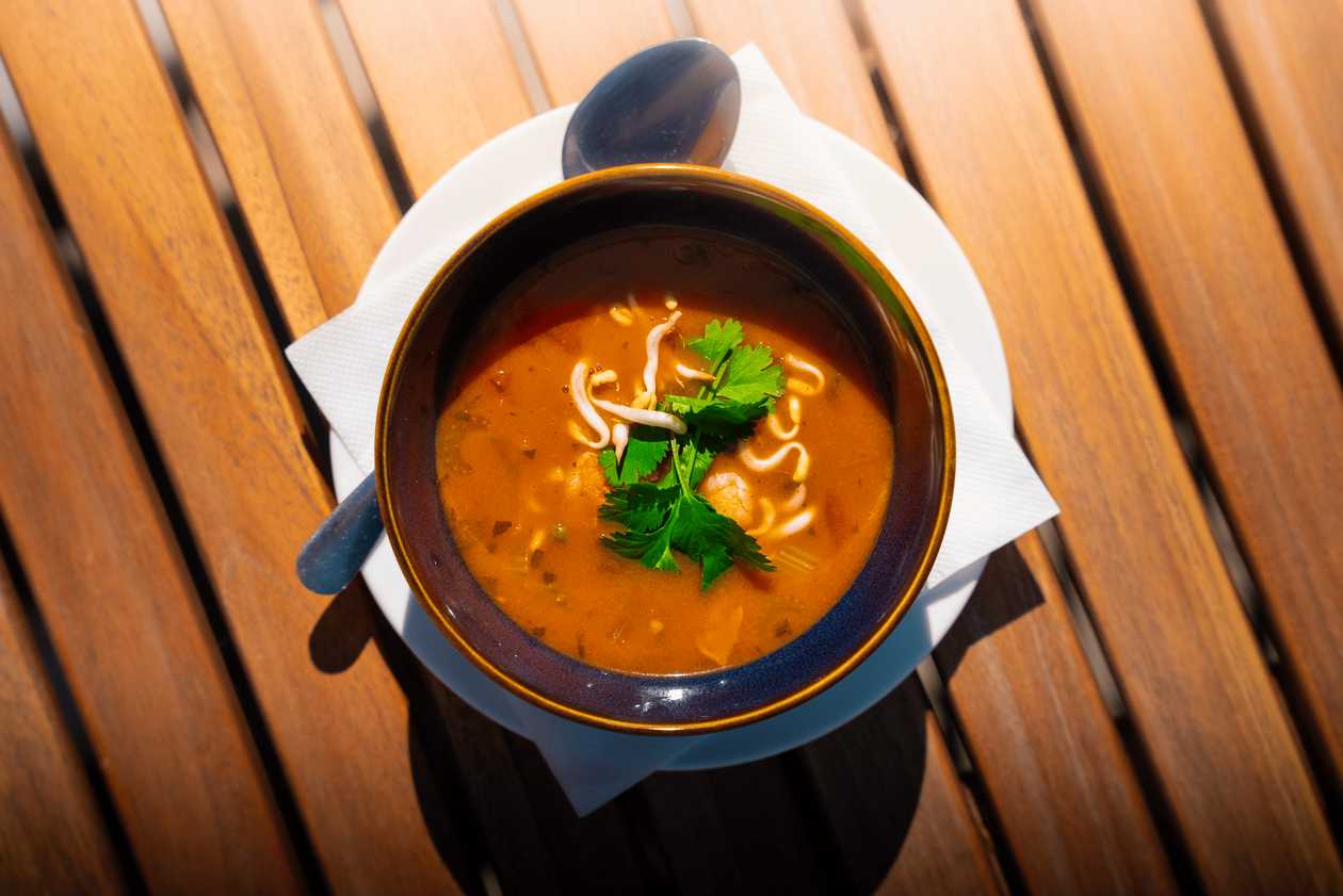 Tom Yum s krevetami