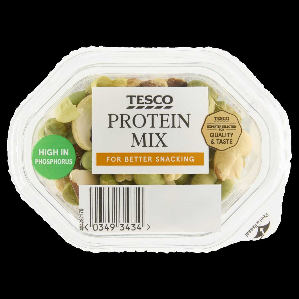 Tesco Směs jader skořápkových plodů, sójových bobů edamame a dýňových semen 50g
