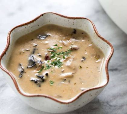 Wild Mushroom & Herb Cream Soup