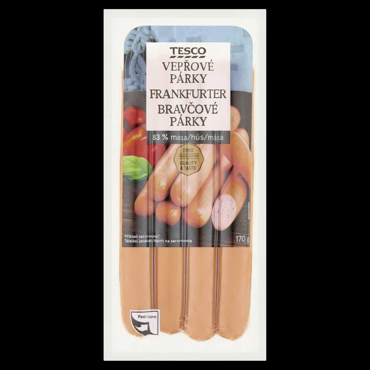 Tesco Vepřové párky 170g