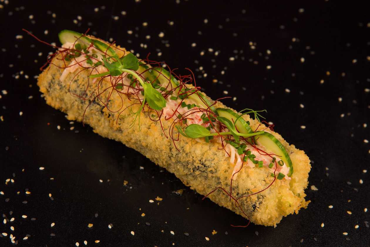 Sushi Hot-Dog with Surimi