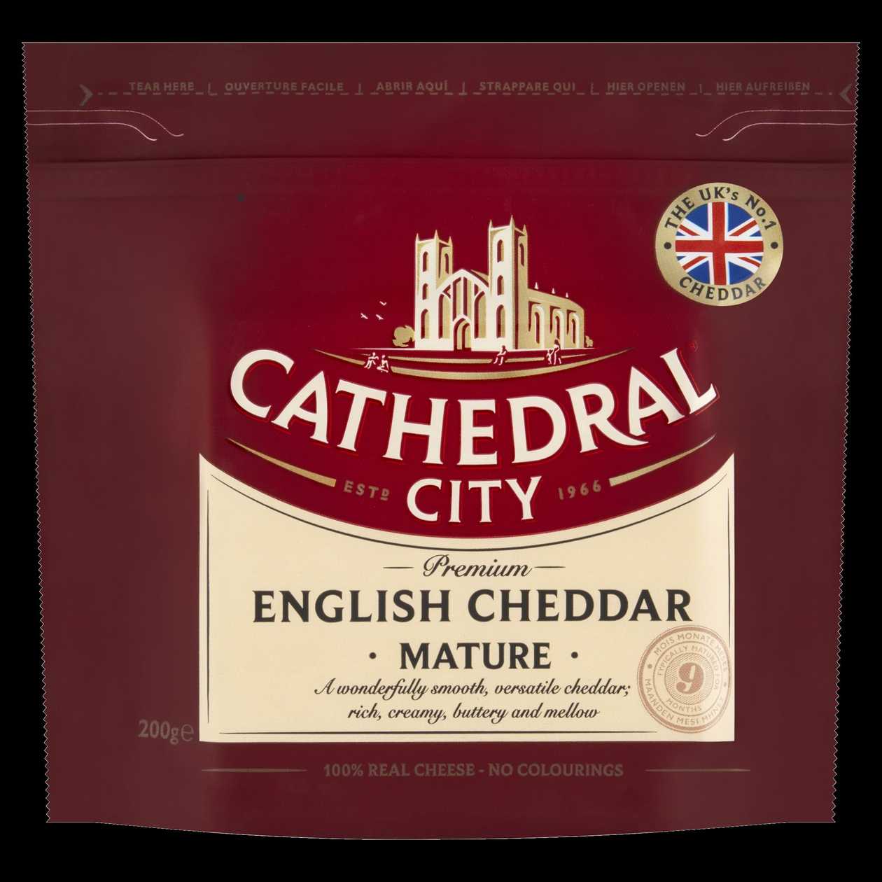 Cathedral City Cheddar Mature anglický tvrdý sýr 200g