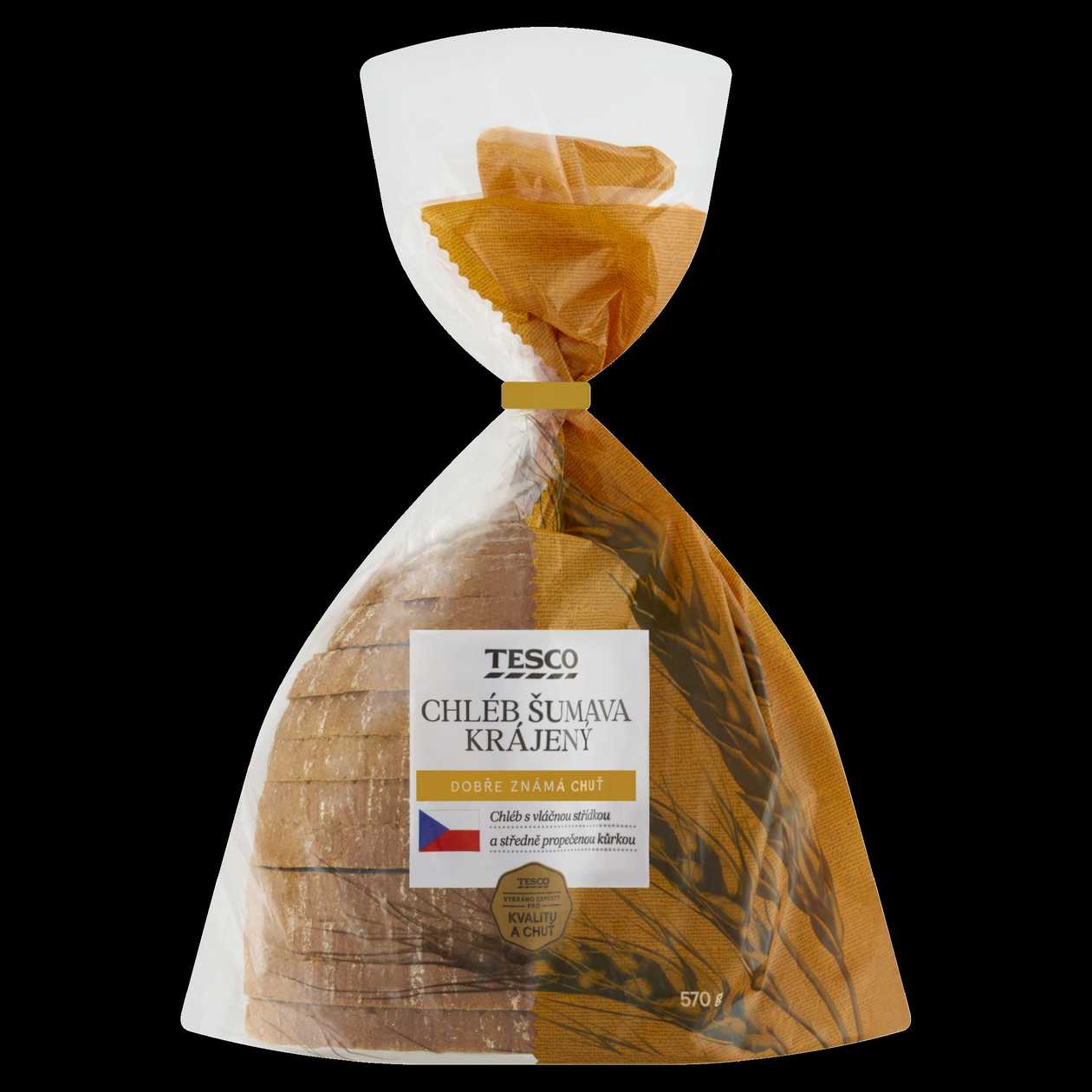 Tesco Chléb Šumava krájený 570g