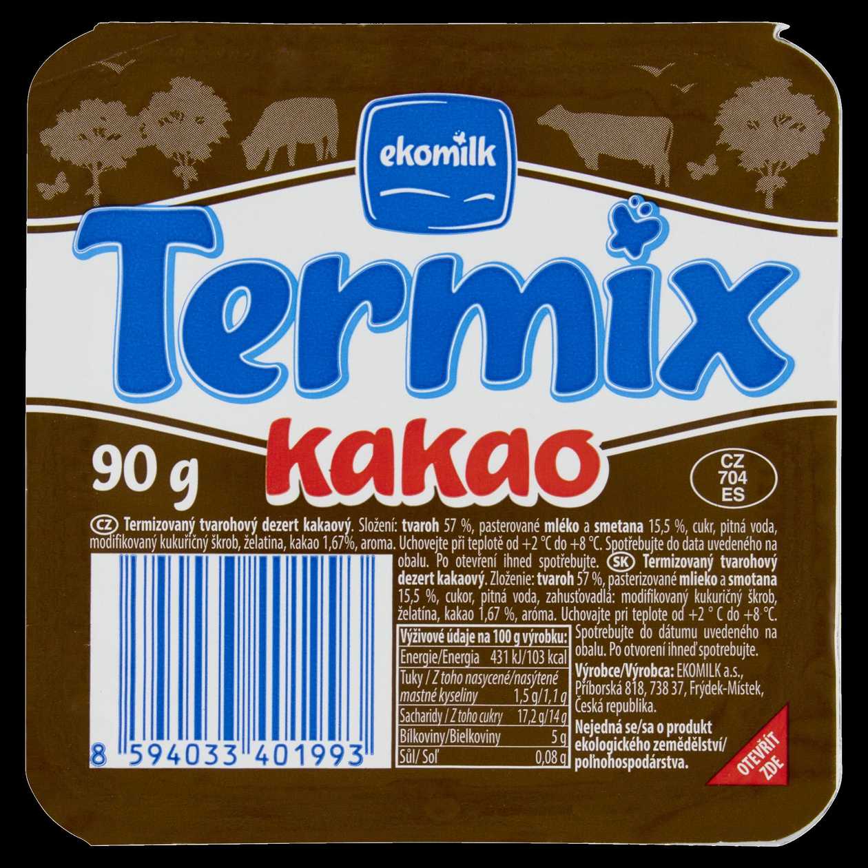 Ekomilk Termix kakao 90g