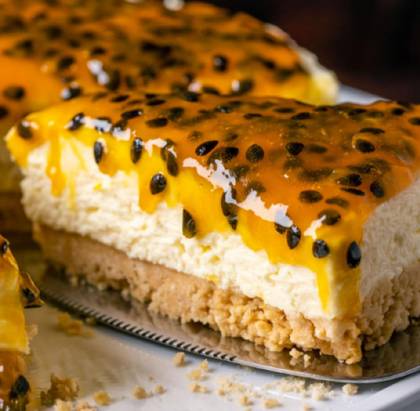 Passionfruit Cheesecake (No Bake)