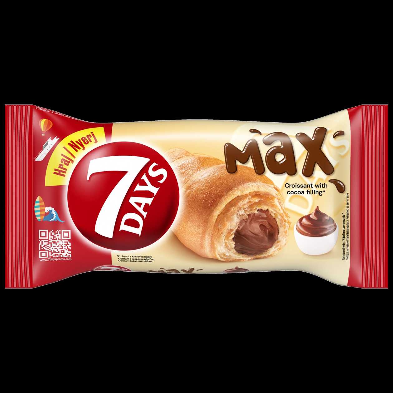 7 Days Croissant Max s kakaovou náplní 80g