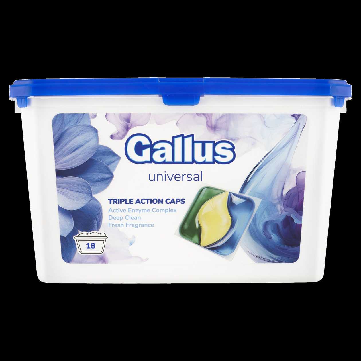 Gallus Triple Action 3v1 univerzální prací kapsle 18 praní 18 x 15g (270g)