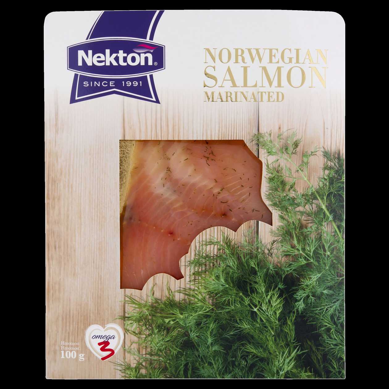 Nekton Losos marinovaný, plátky 100g