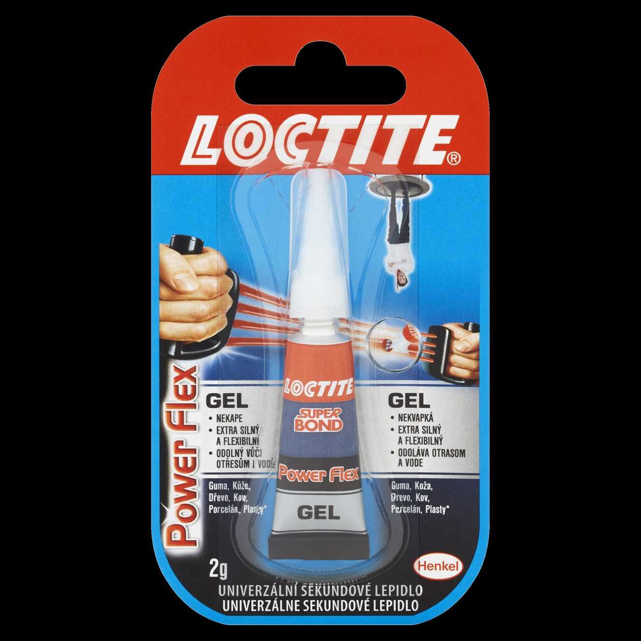 Loctite Super Bond Power Flex univerzální sekundové lepidlo 2g