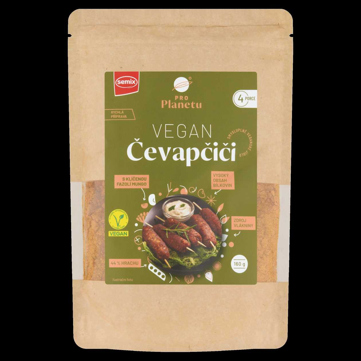 Semix Pro Planetu Vegan čevapčiči sypká směs 160g