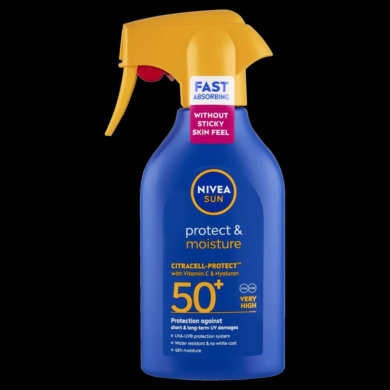 Nivea Sun Protect & Moisture Hydratační sprej na opalování OF 50+ 250ml