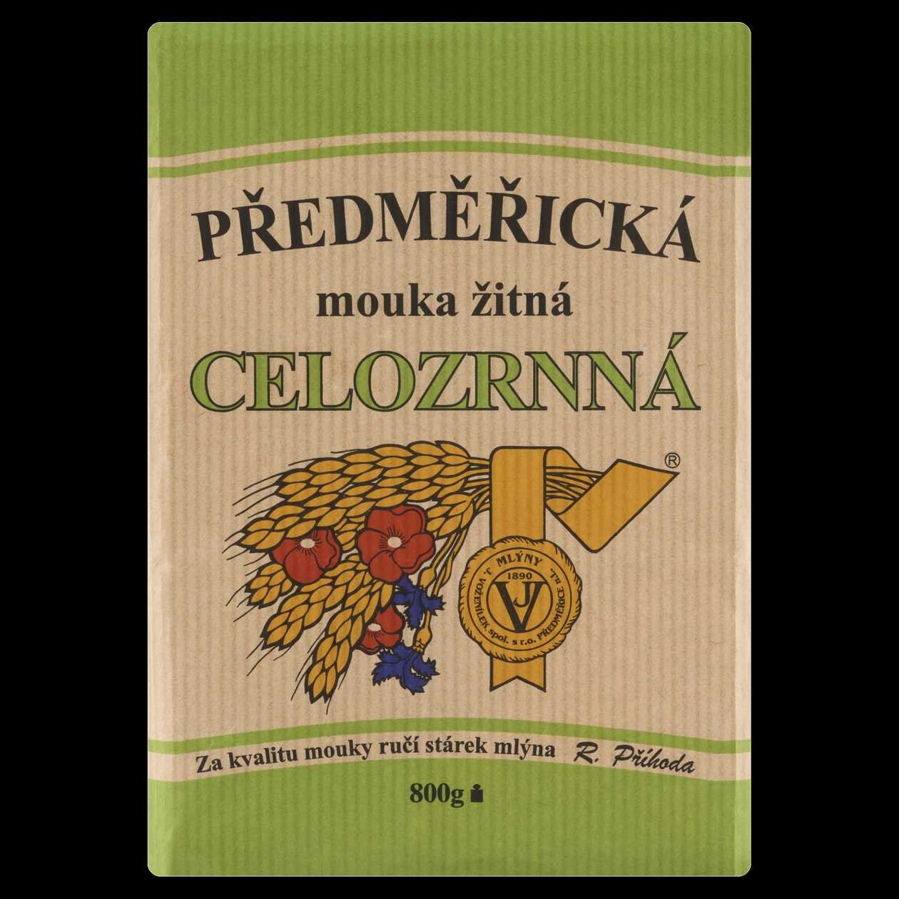 Předměřická Mouka žitná celozrnná 800g