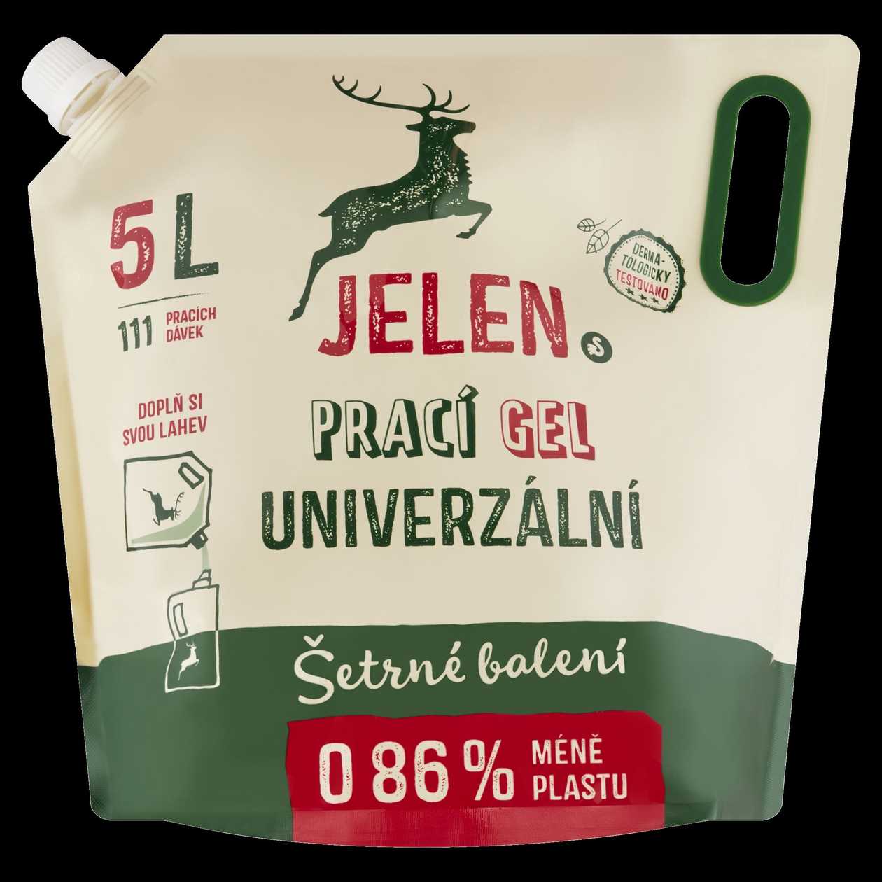 Jelen Prací gel univerzální 111 praní 5l