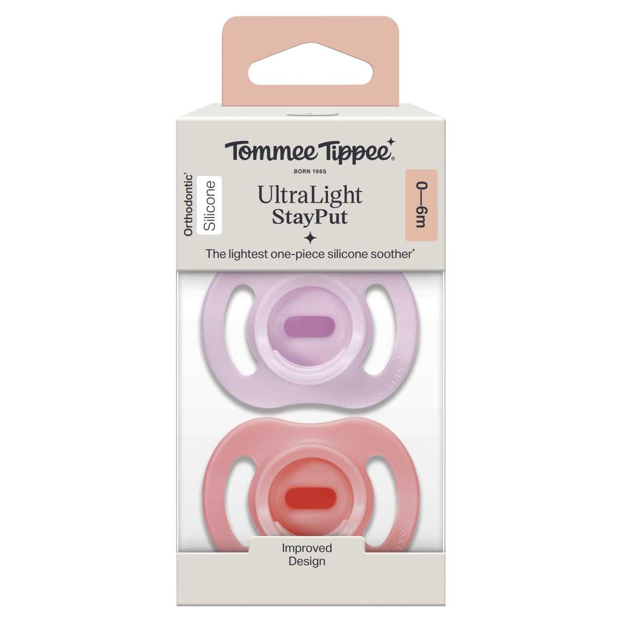 Tommee Tippee Ultra-light silikonový dudlík 0-6m 2 ks