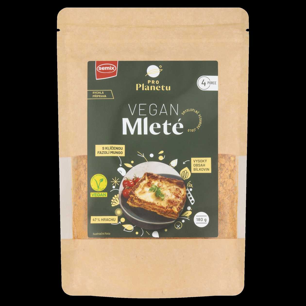 Semix Pro Planetu Vegan mleté sypká směs 180g