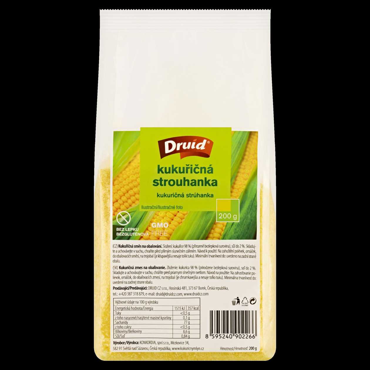 Druid Kukuřičná strouhanka 200g