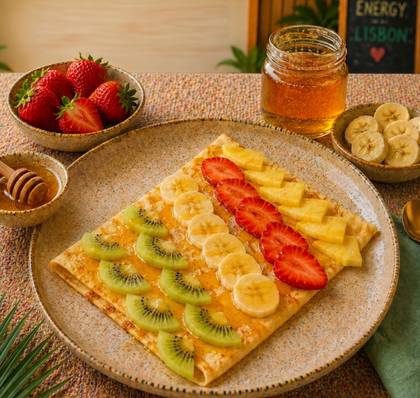 Mixed Fruit Crepe