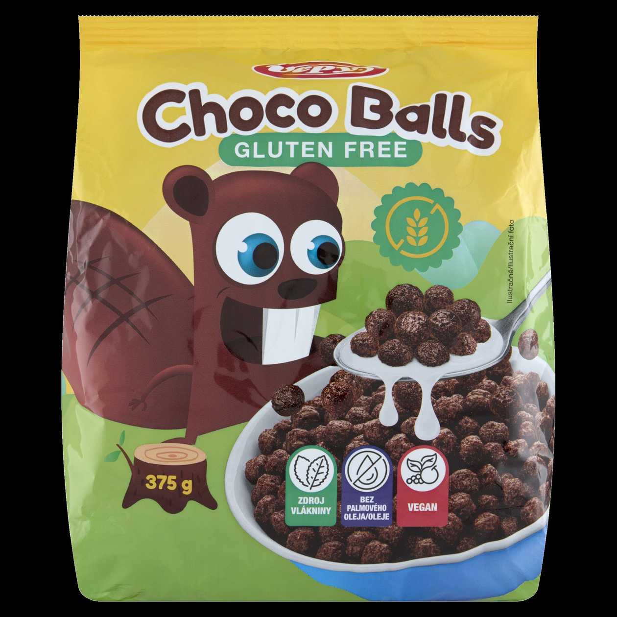Vepy Obilné kuličky kakaové 375g