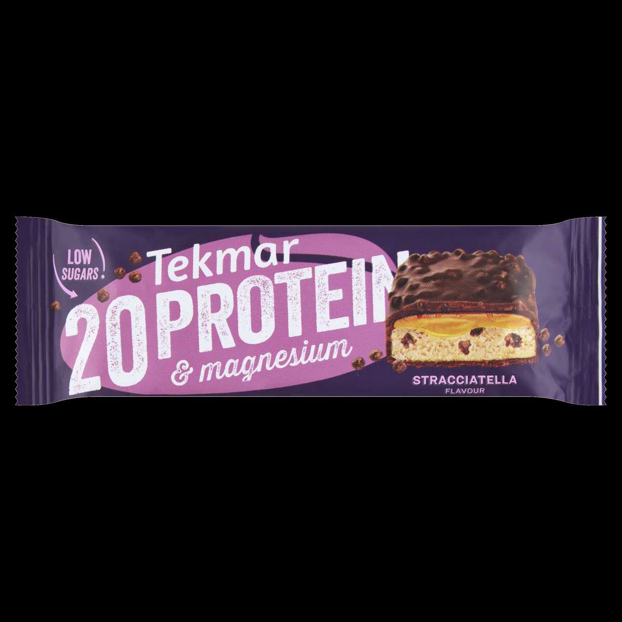 Tekmar 20 Protein & Magnesium proteinová tyčinka s příchutí stracciatella 45g