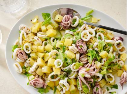 Charred Calamari & Potato Salad
