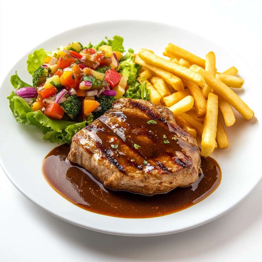 Pork Loin with Pepper Sauce