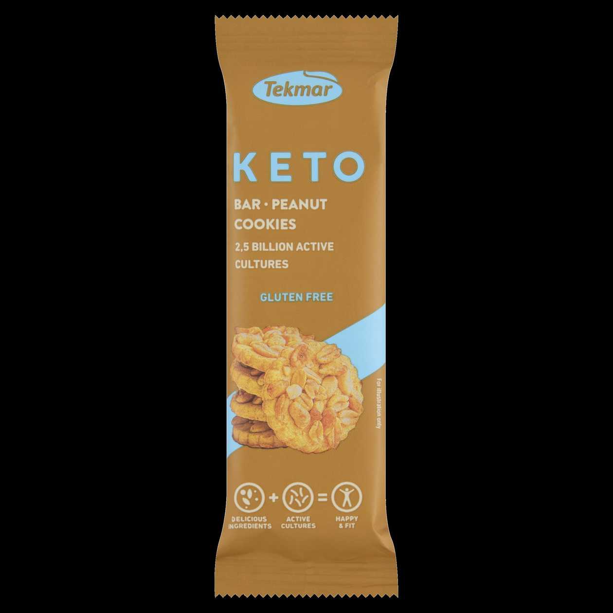 Tekmar Keto proteinová tyčinka s příchutí arašídových sušenek 40g