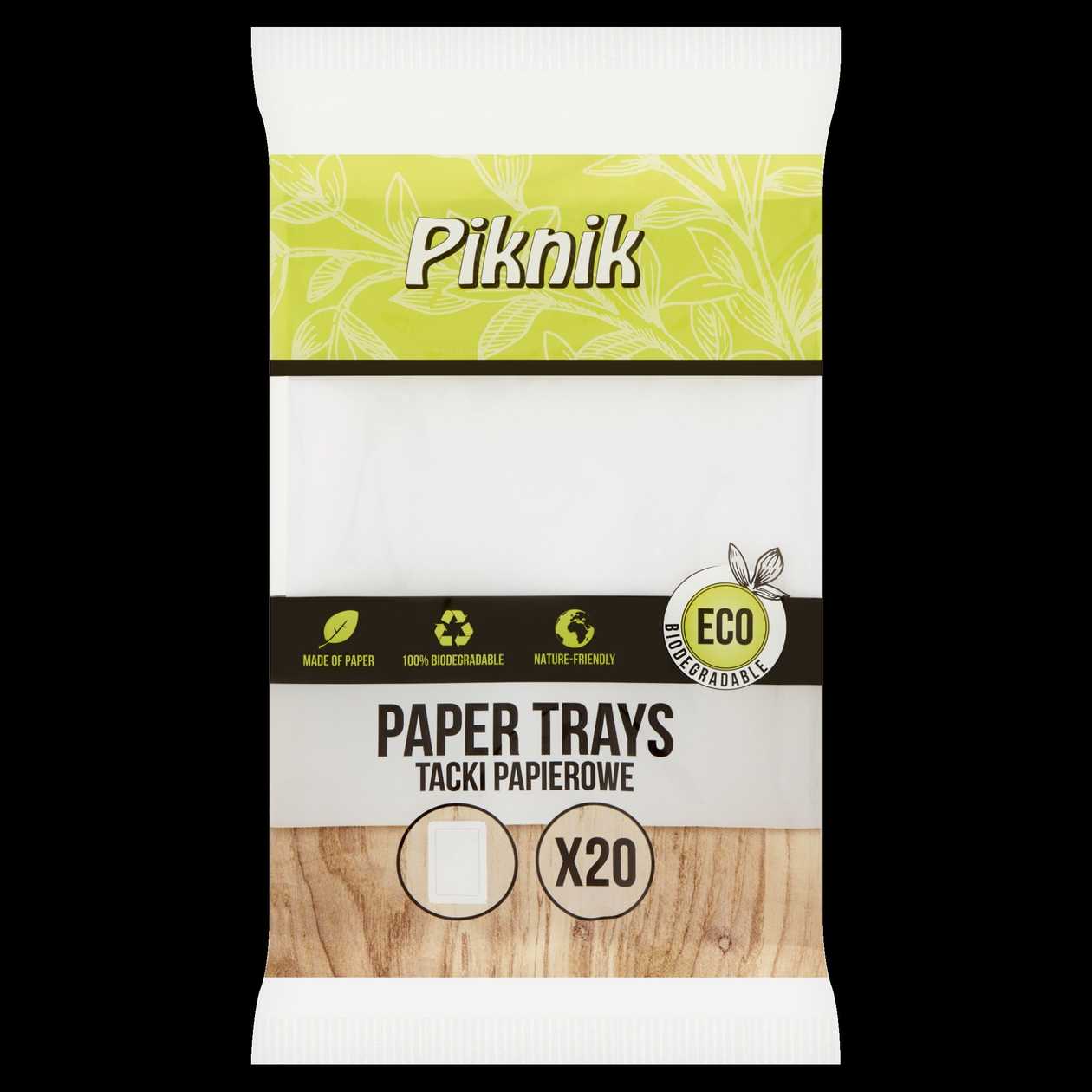 Piknik Papírové tácky 20 ks