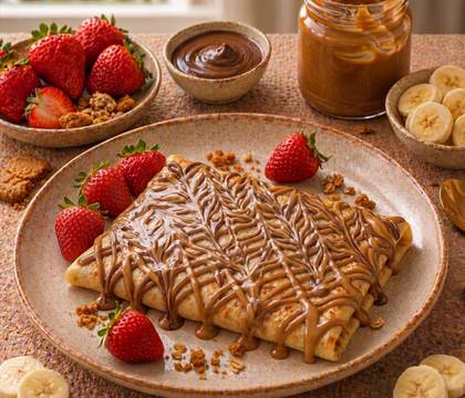 Nutella & Lotus Crepe