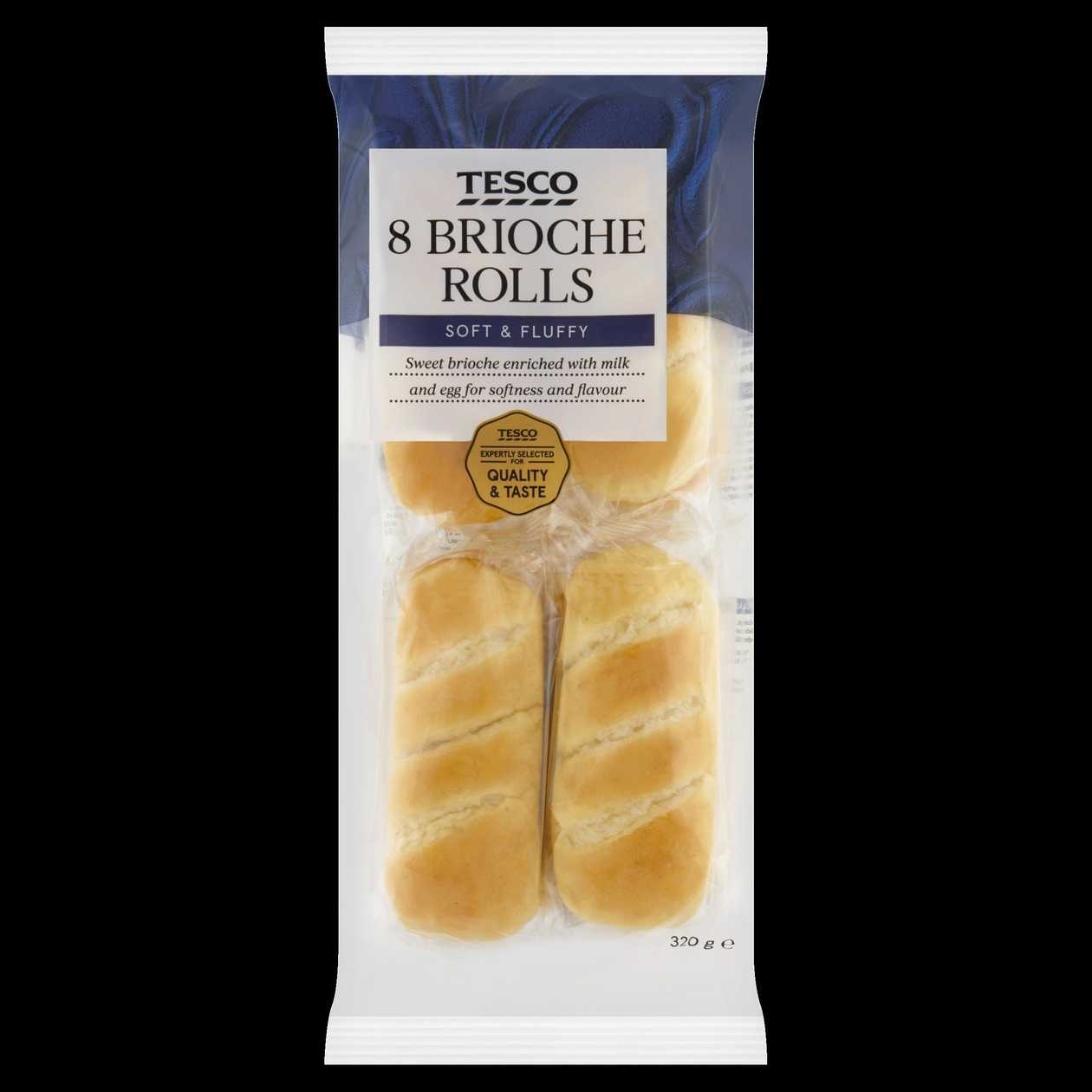 Tesco Briošky 8 ks 320g