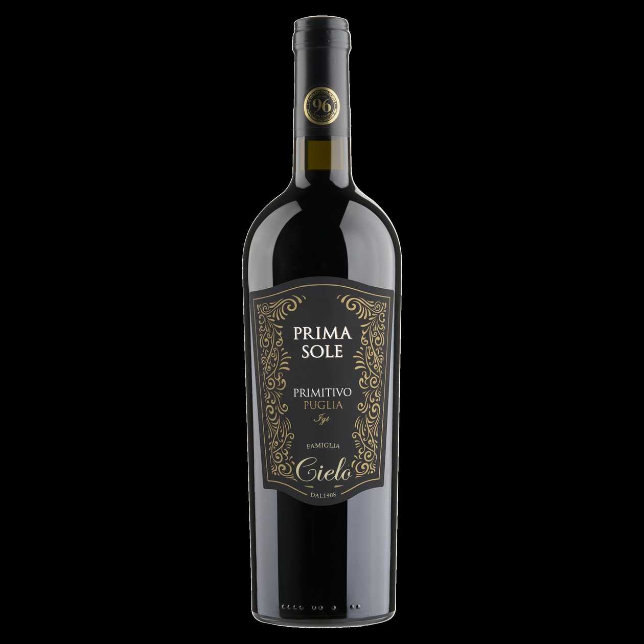Cielo Prima Sole Primitivo Puglia červené polosuché víno 0,75l