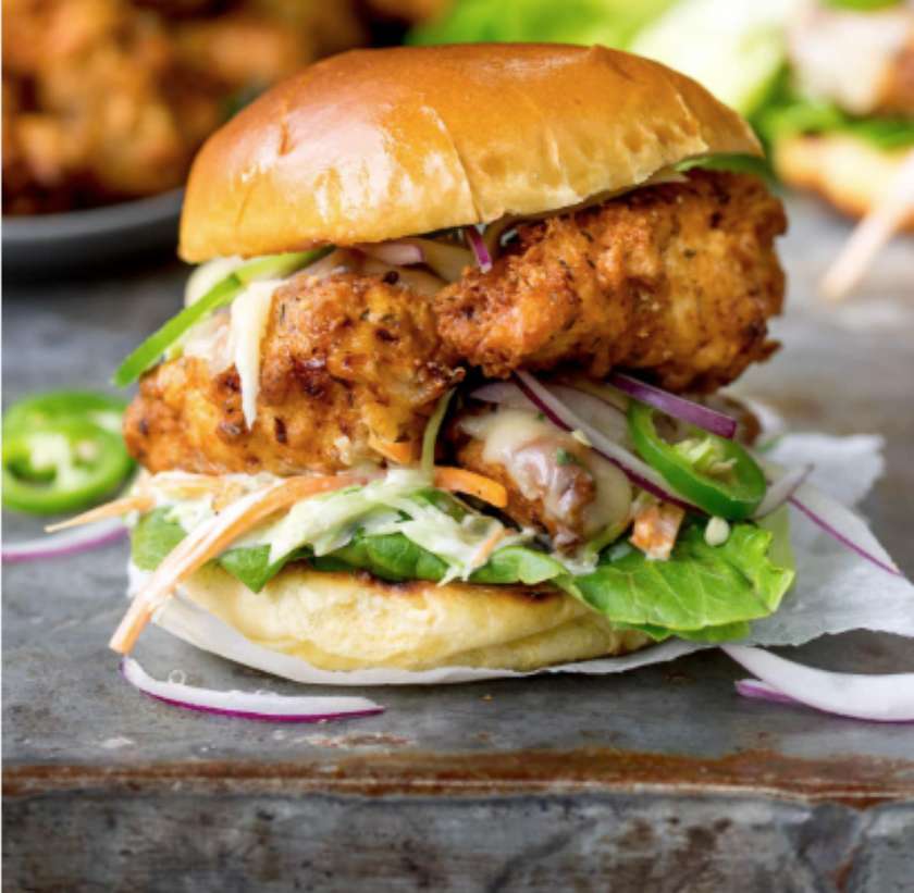 BBQ Chicken Burger Meal