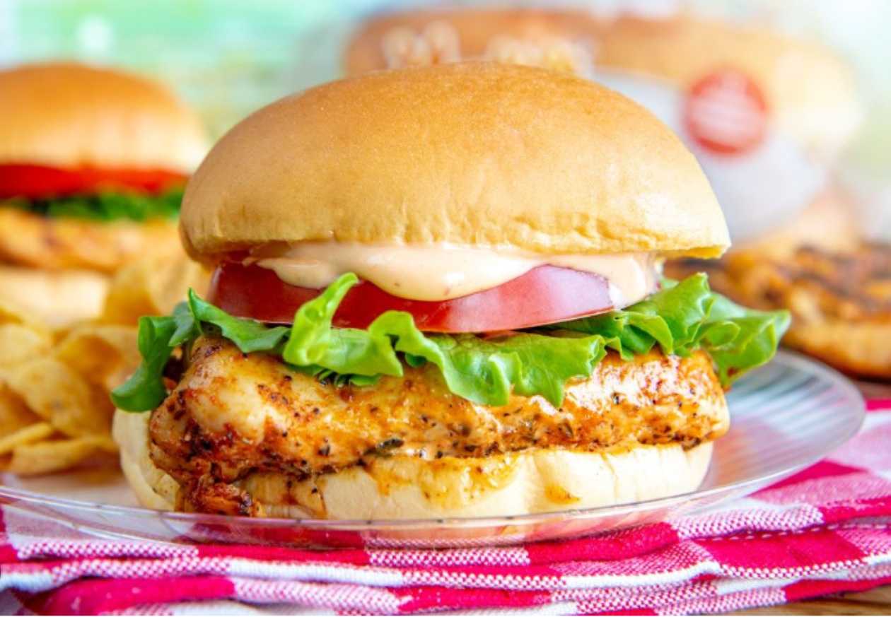 Crispy Double Chicken Burger