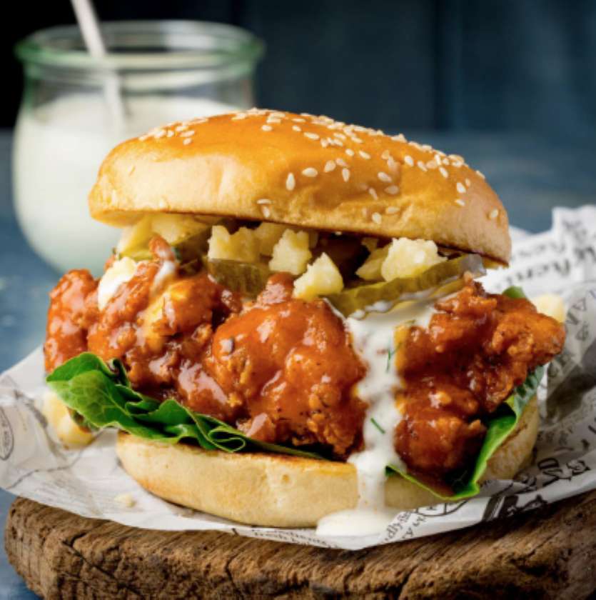 Double BBQ Lux Chicken Burger