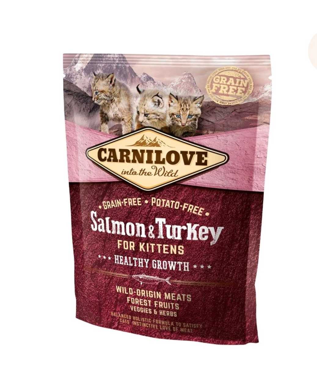 CARNILOVE Kitten Dry Food Junior with Salmon and Turkey 400 g
