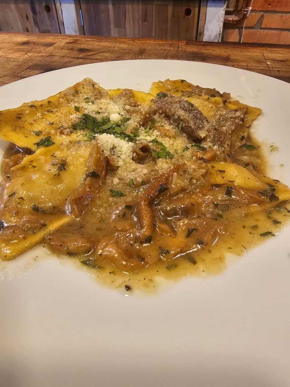 Panzerotti ai funghi porcini