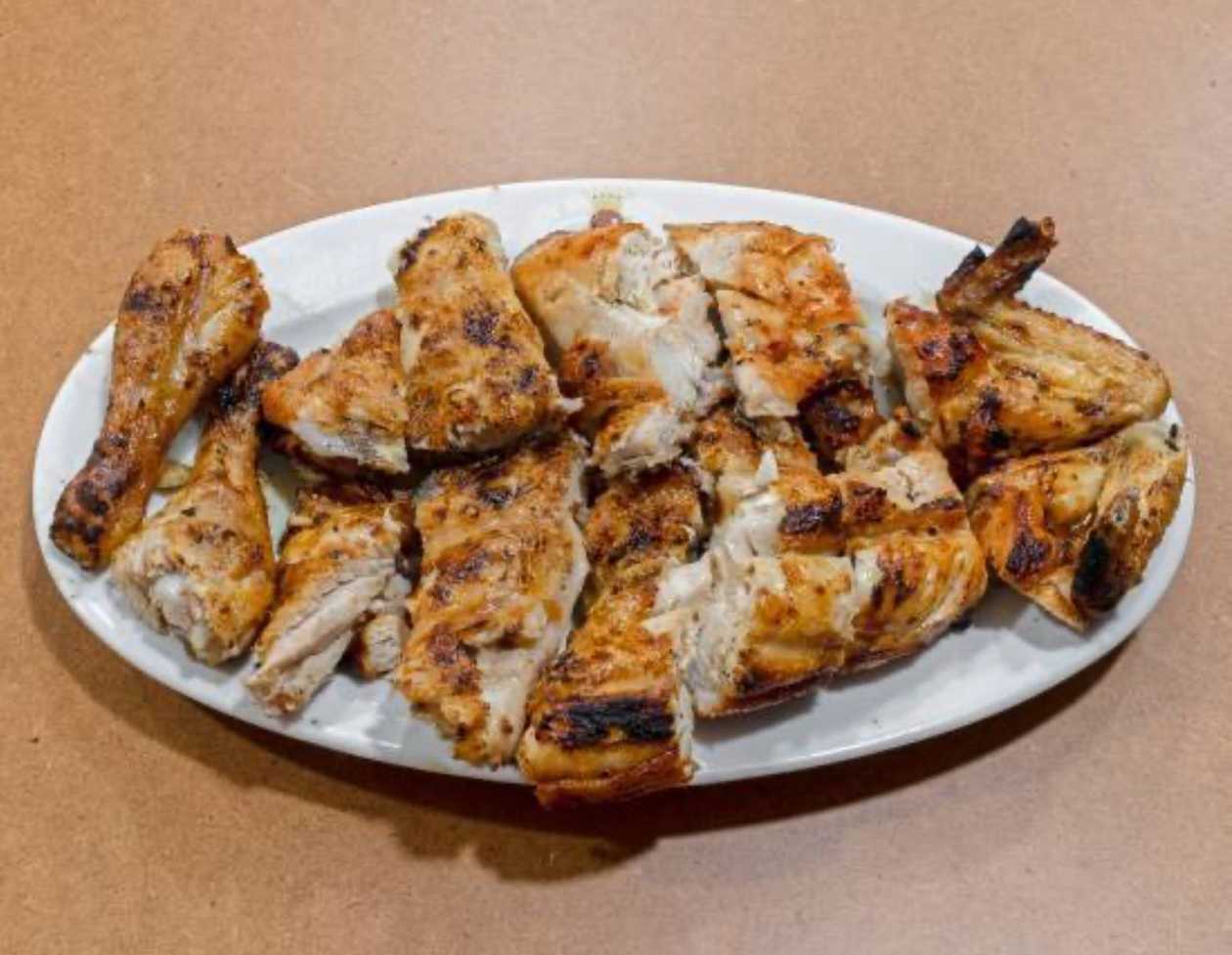 Whole Roasted Chicken with Sauce