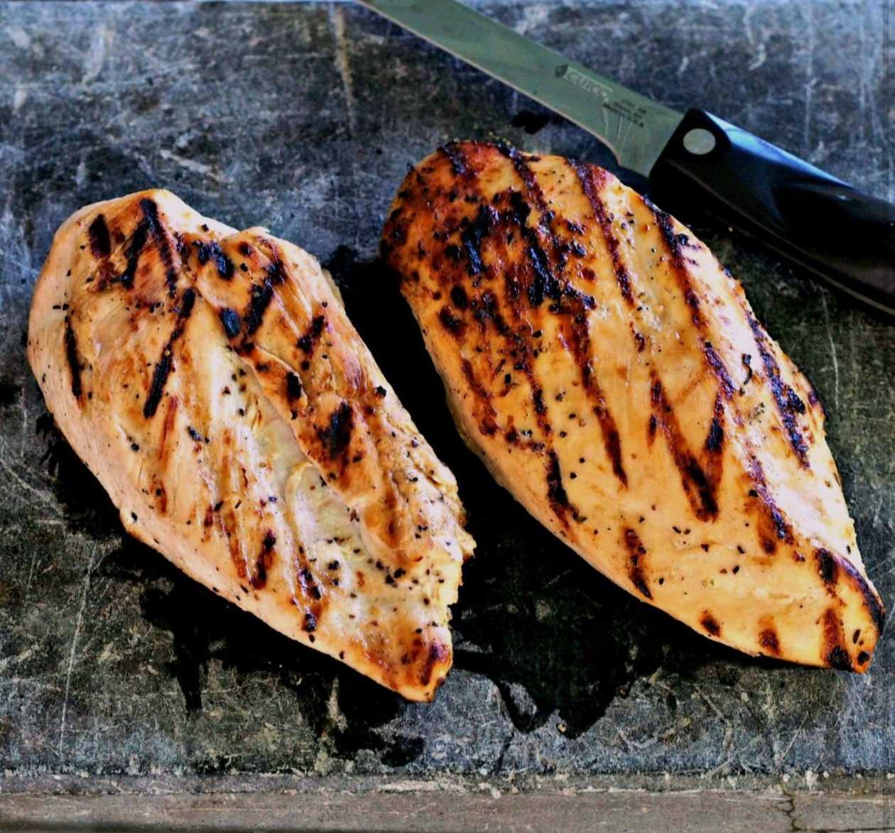 Grilled Chicken Breast with Sauce