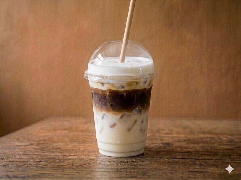 Iced flat white