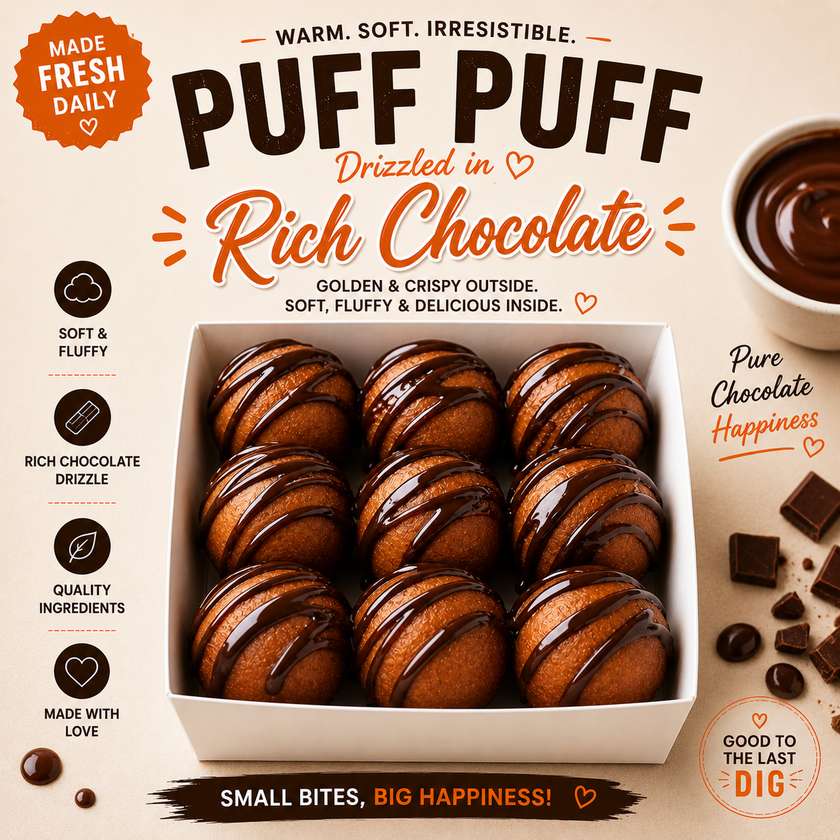 Chocolate Puff Puff