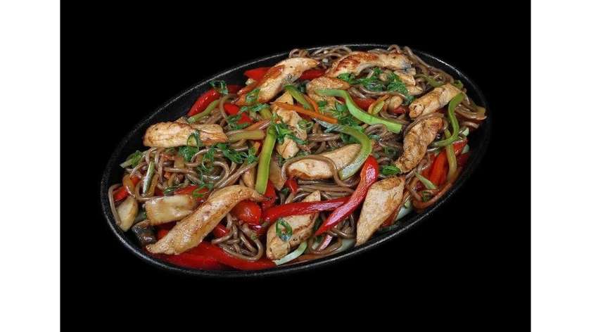 Noodles Soba Chicken